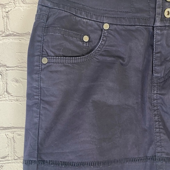 Calvin Klein Navy Blue Mini Skirt size 0 NWOT Summer Skirt Mean Girls - Picture 3 of 8
